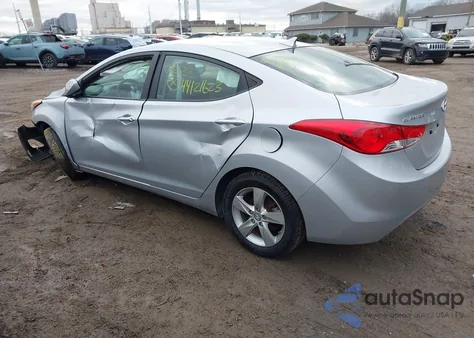 2012 Hyundai Elantra Gls from USA, damaged, VIN 5NPDH4AE2CH062633